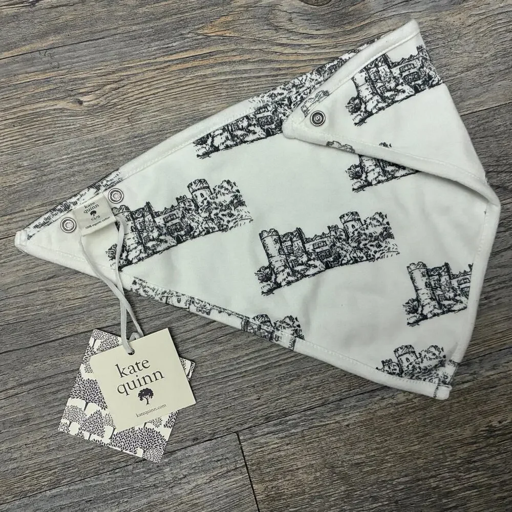 NWT Kate Quinn 2T Sandcastle Shortie + Bandana Minimalist Coastal Organic Cotton